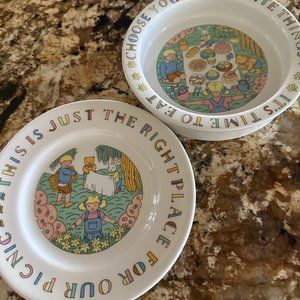 Mothercare Infant / Child Plate and Bowl by Graham Percy